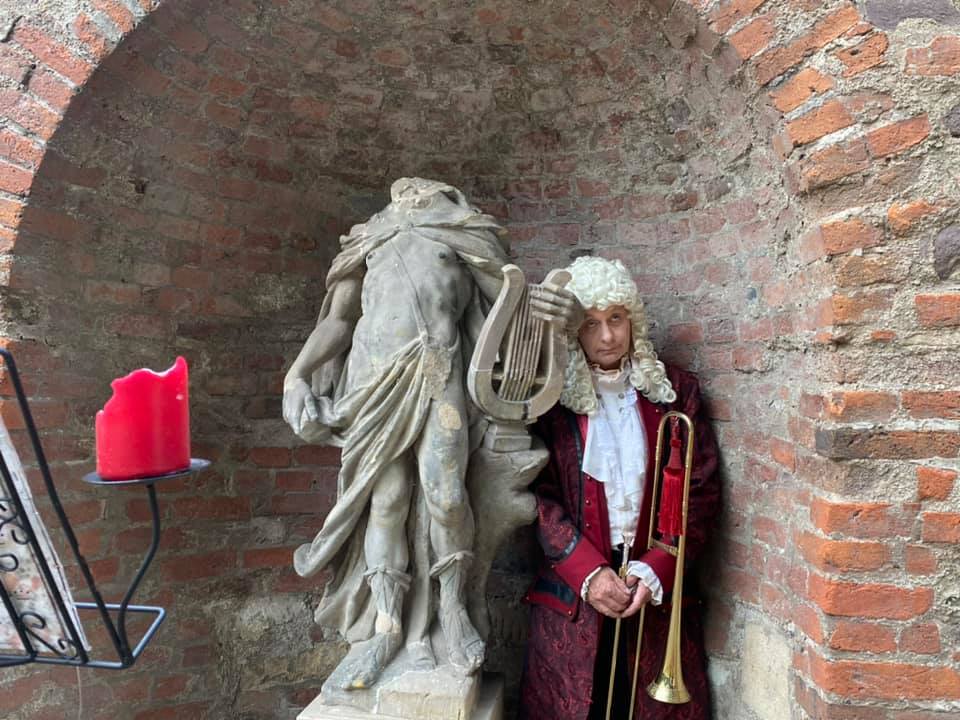 Pause. Georg Philipp Telemann wartet auf sein Publikum.